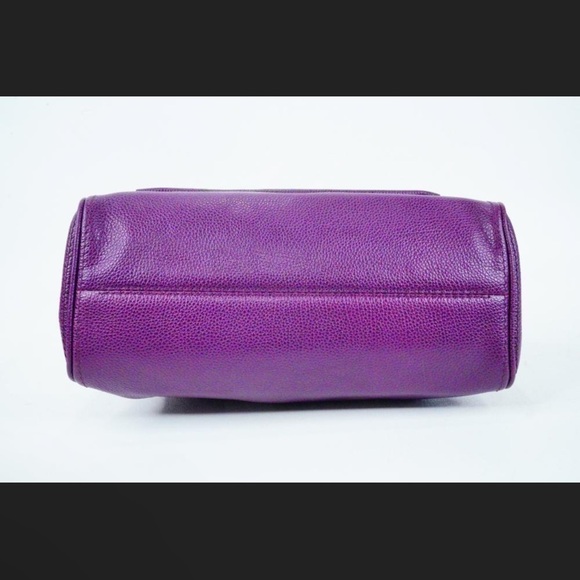 🔥🔥Carolina Herrera caviar leather satchel like new - Picture 8 of 11